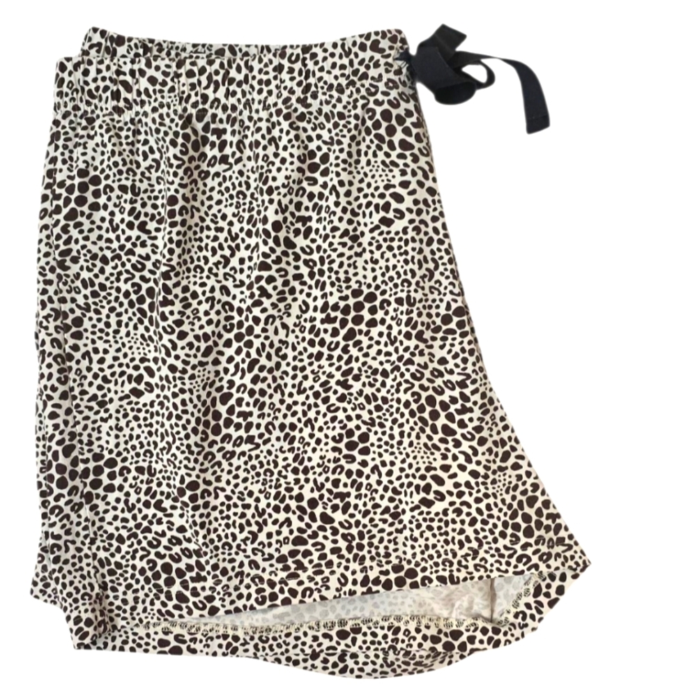 Lands' End Leopard Print Lounge Shor5s Size 1X (16w/18w)